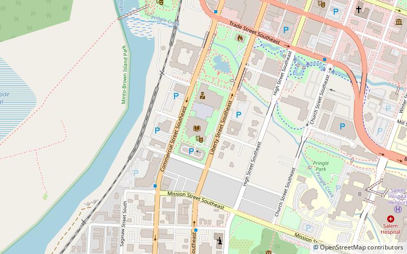 Salem Public Library location map