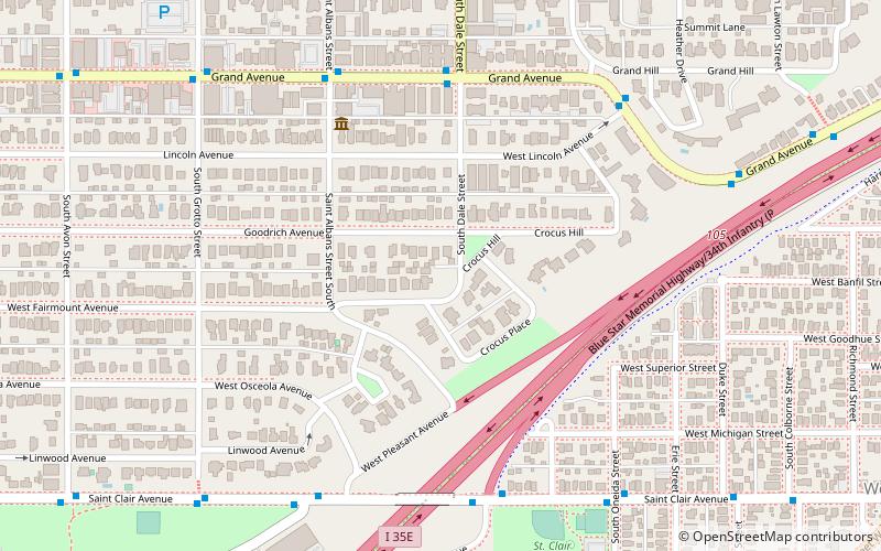 Frank B. Kellogg House location map