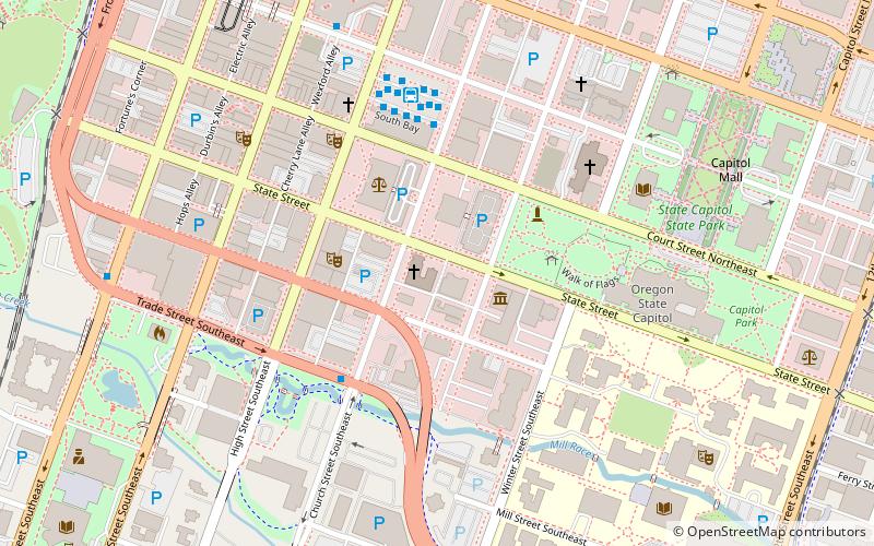 Salem First United Methodist Church location map