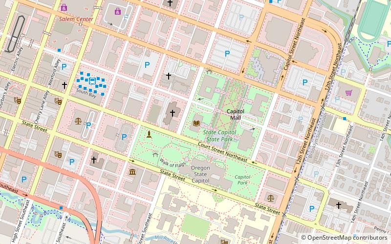 Oregon State Library location map