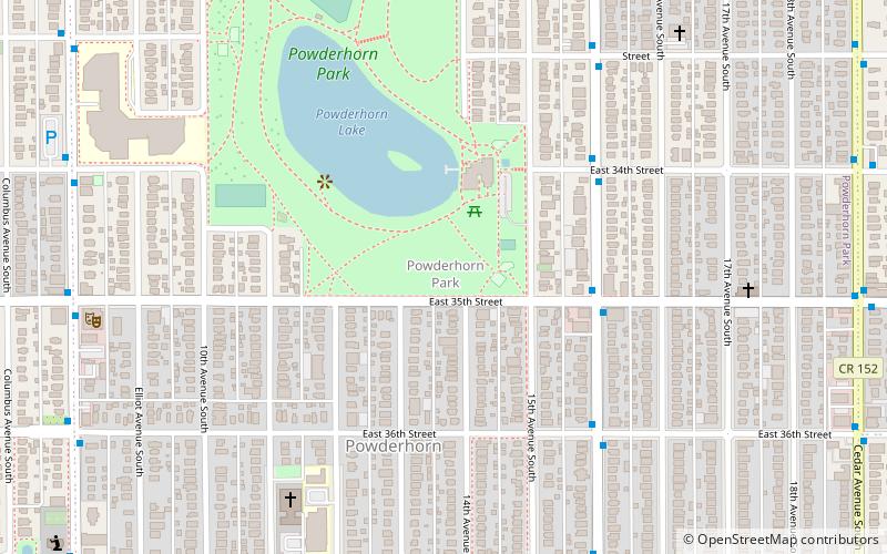 Powderhorn Park location map