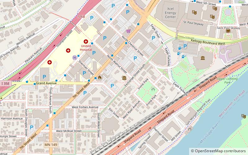 Alexander Ramsey House location map