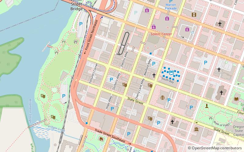 Reed Opera House and McCornack Block Addition location map