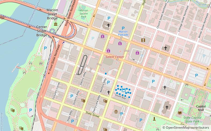 Salem Center location map