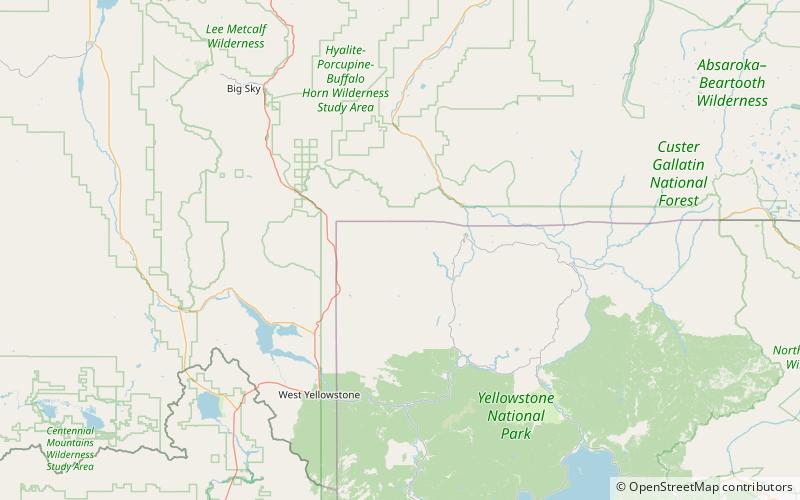 Gray Peak location map