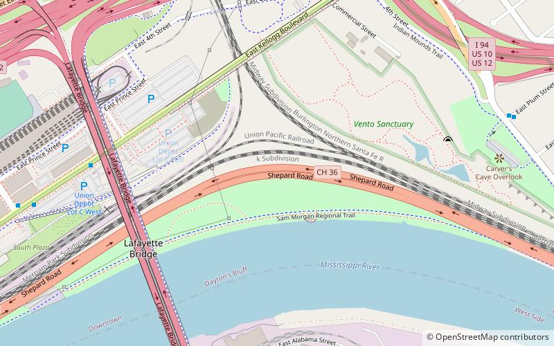 Shepard Road/Warner Road location map