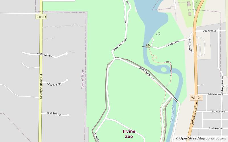 irvine park chippewa falls location map