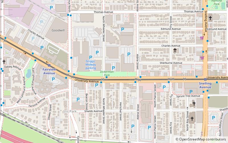 Dickerman Park location map