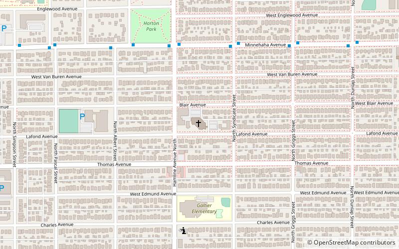 St. Columba Church location map