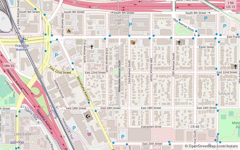 Milwaukee Avenue Historic District location map