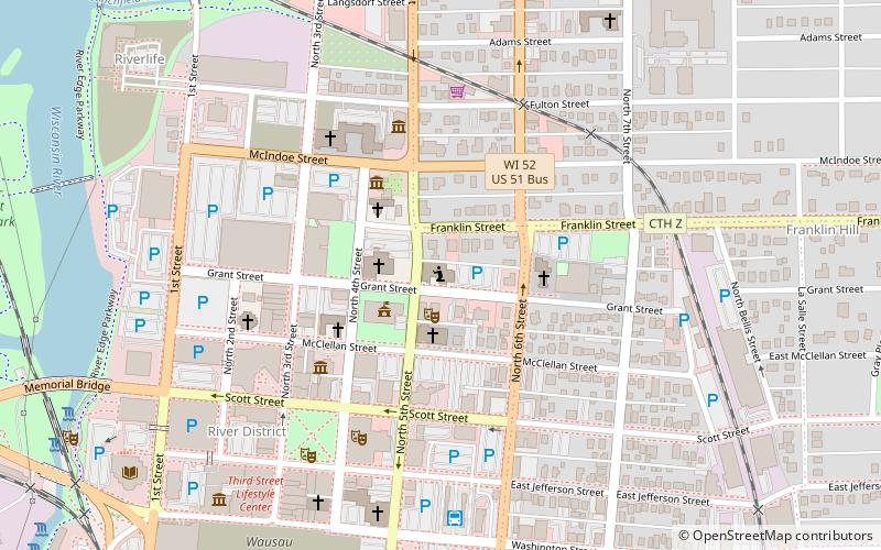 First Universalist Unitarian Church location map