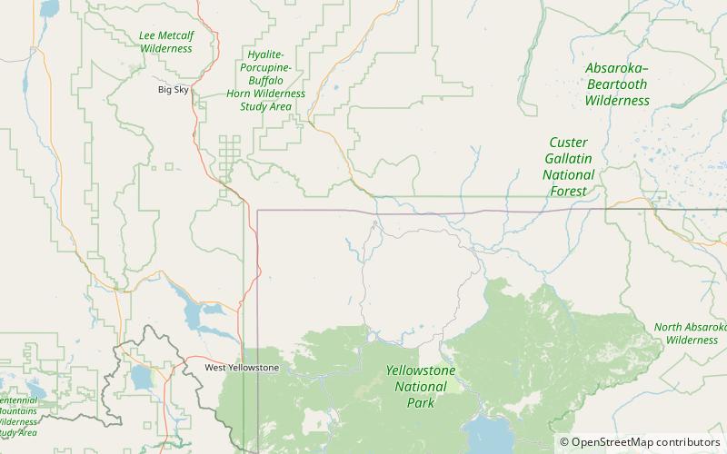 Clagett Butte location map