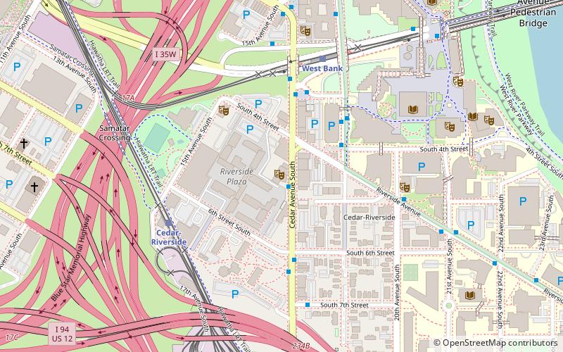 The Cedar Cultural Center location map