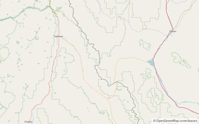 Lemhi Pass location map