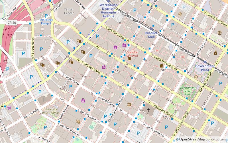 Nicollet Avenue location map