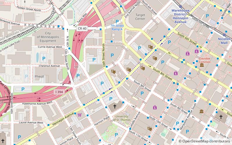 Orpheum Theatre location map