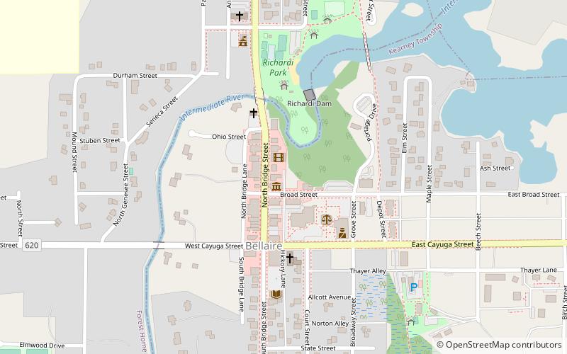 Bellaire Area Historical Society and Museum location map