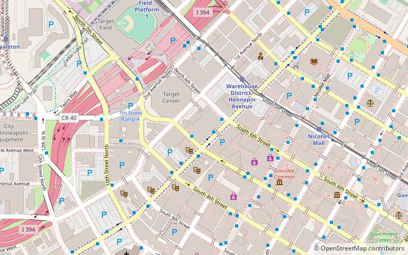 block e mineapolis location map