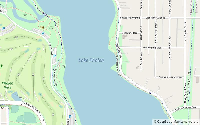 Lake Phalen location map