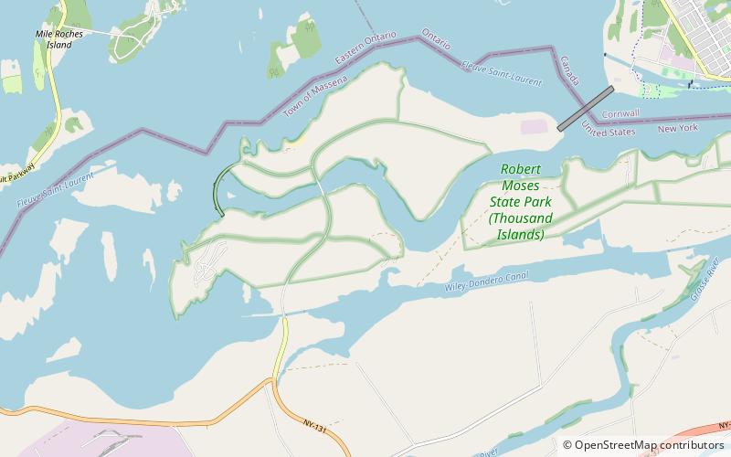 Eugene Nicandri Nature Center location map