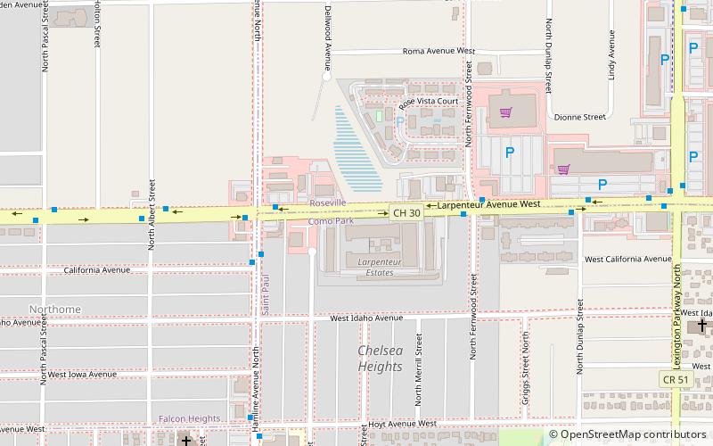 Larpenteur Avenue location map