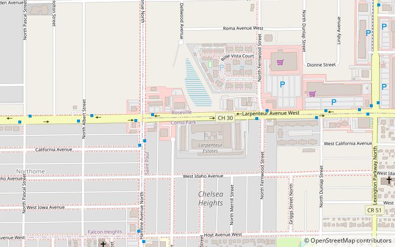 larpenteur avenue saint paul location map