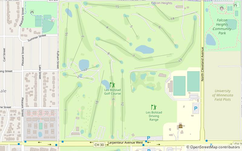 Les Bolstad Golf Course location map