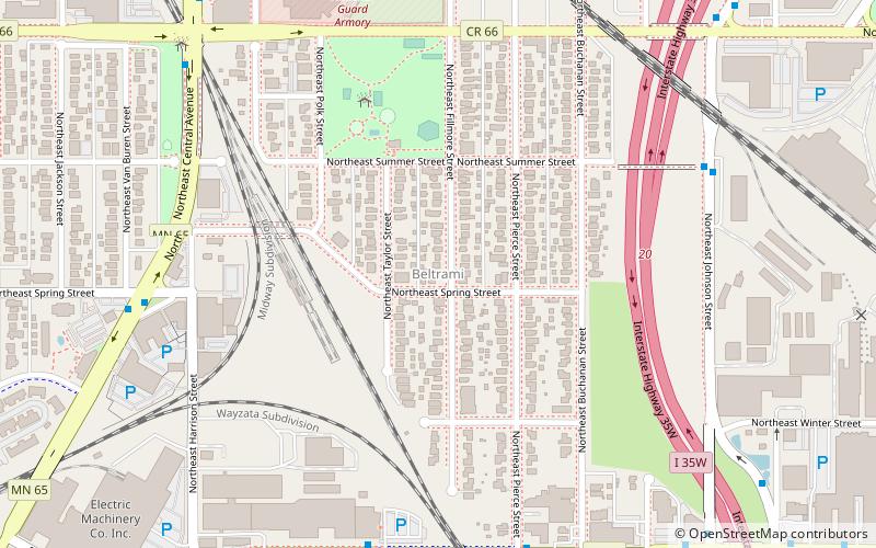 beltrami minneapolis location map