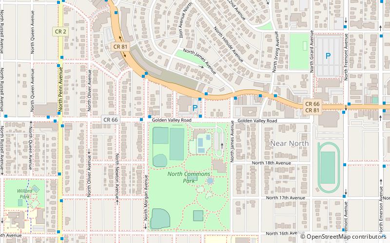 North Commons Park location map