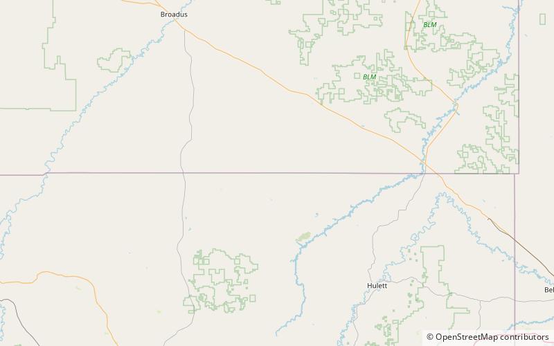 Prairies d'herbes courtes du Nord location map