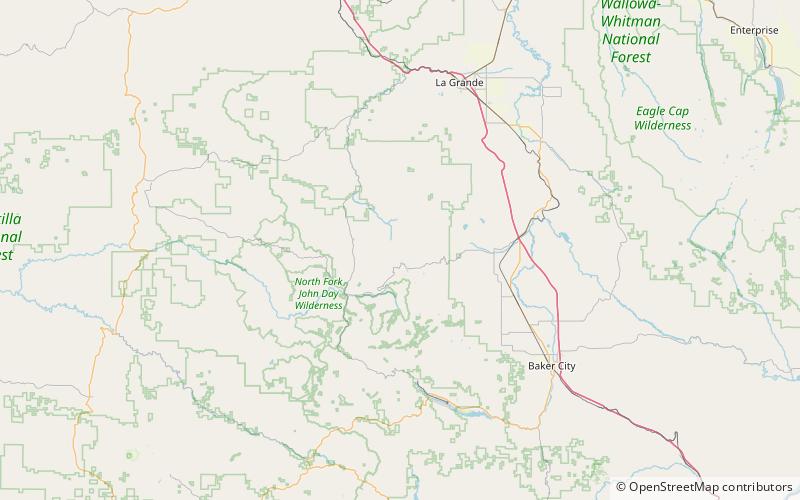 Whitman National Forest location map