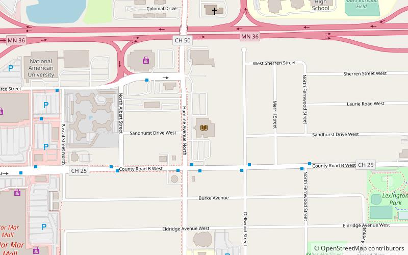 Ramsey County Library location map
