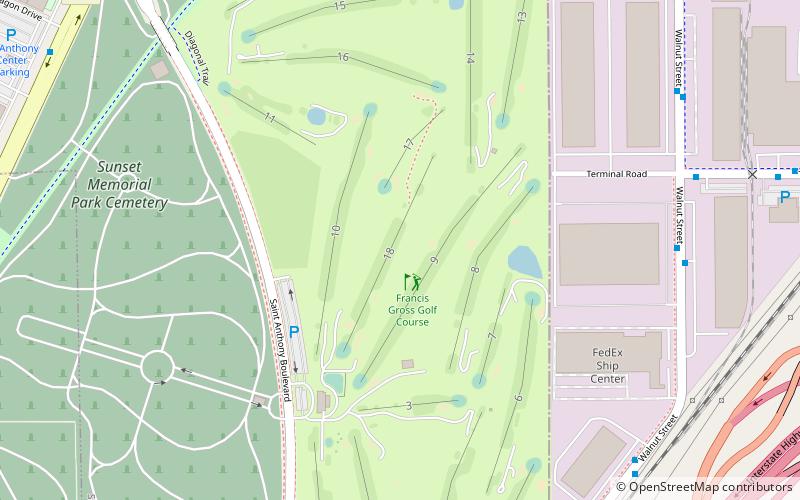 francis gross golf course minneapolis location map