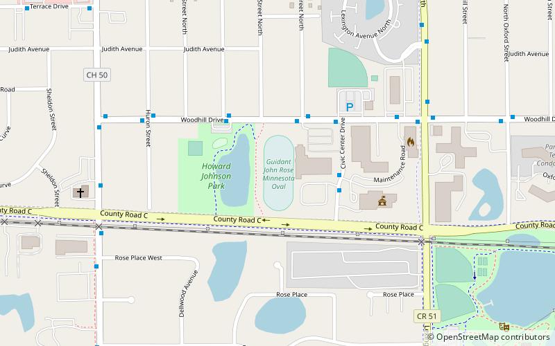 Guidant John Rose Minnesota Oval location map