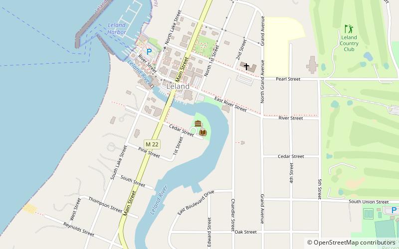 Leelanau Historical Museum location map