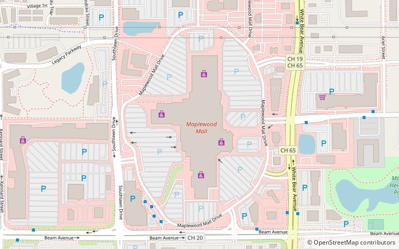 Maplewood Mall location map