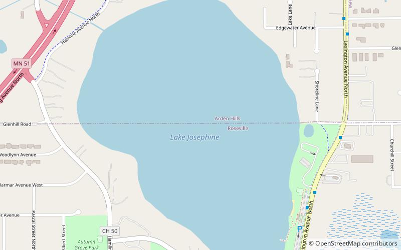 lake josephine roseville location map