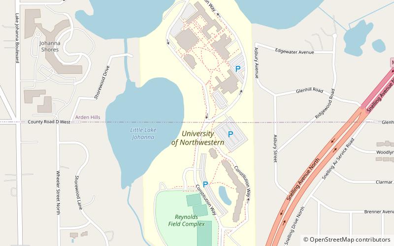University of Northwestern – St. Paul location map