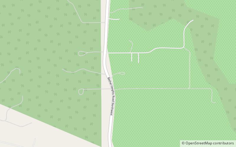 Bethel Heights Vineyard location map
