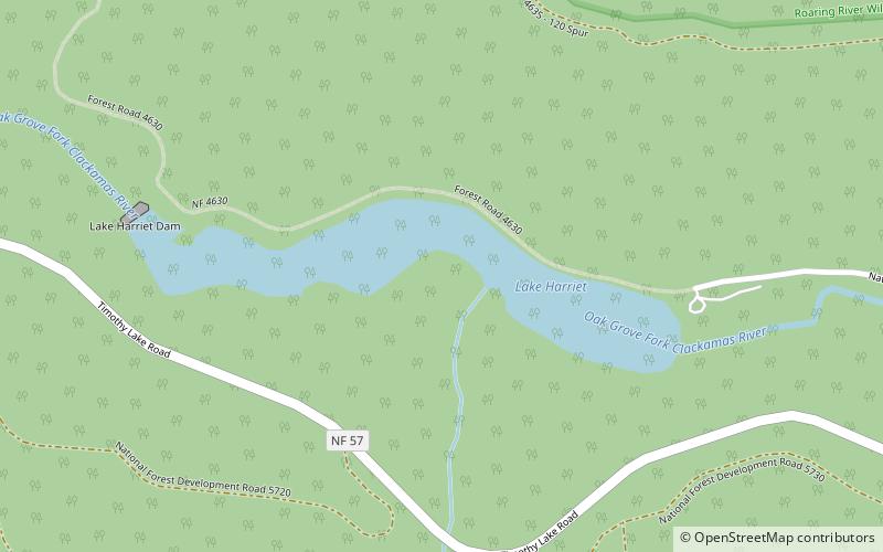 Lake Harriet location map