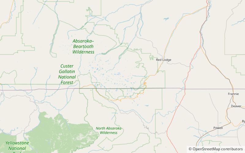 Sky Pilot Mountain location map