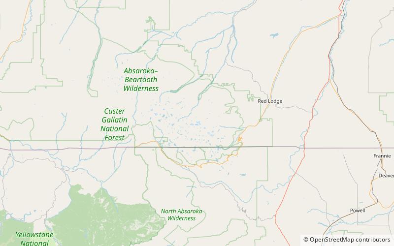 Castle Rock Mountain location map