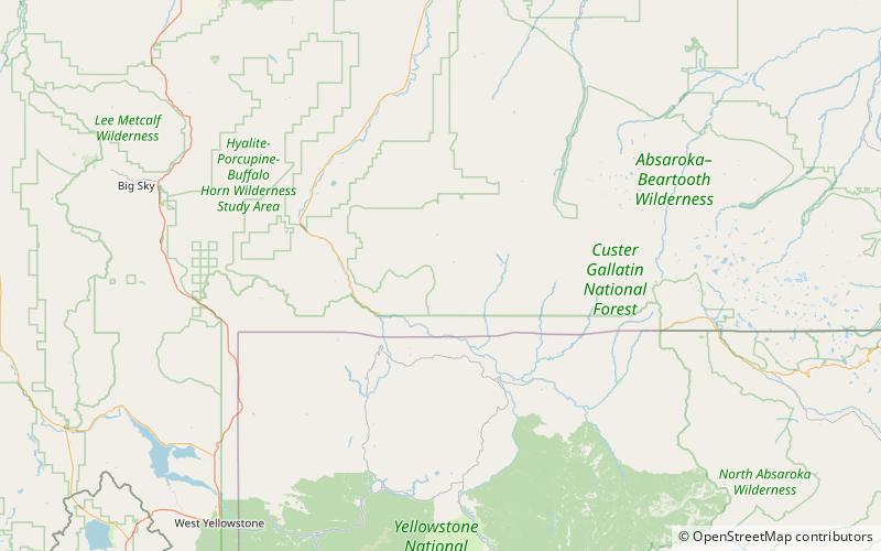 Ash Mountain location map