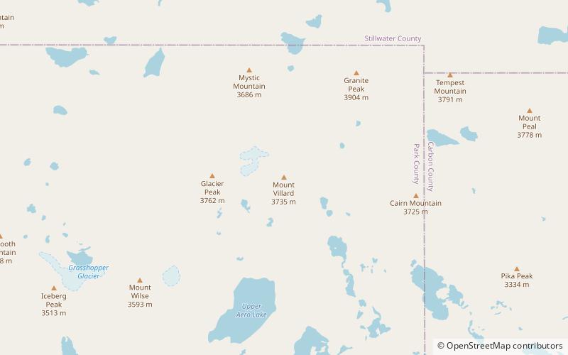 Mount Villard location map