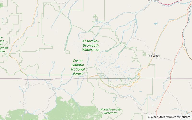 Wolf Glacier location map