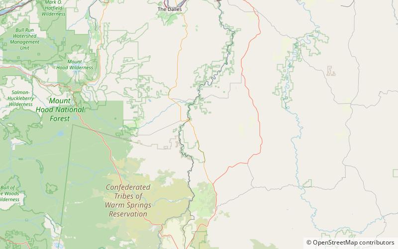 Deschutes River State Recreation Area location map