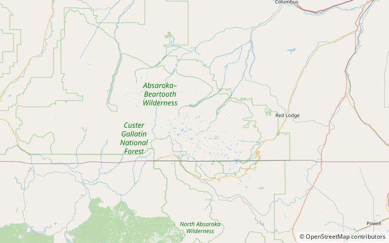 Mount Peal location map