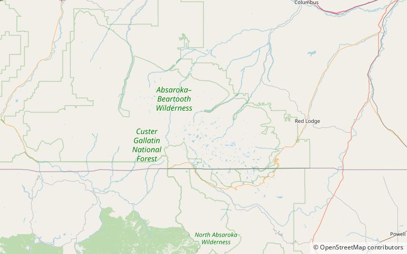 Granite Peak location map