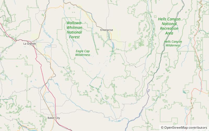 Eagle Cap location map