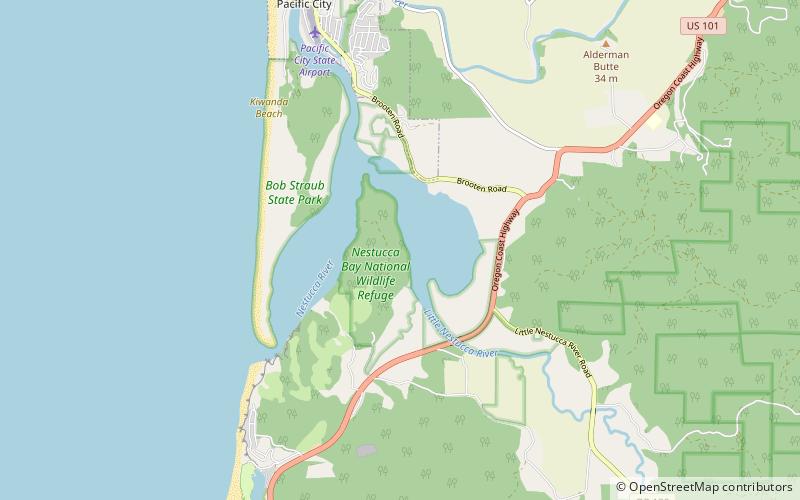 Nestucca Bay National Wildlife Refuge location map